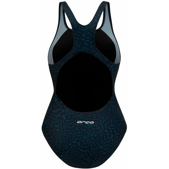 2024 Orca Frauen Core One Piece Swimsuit MS51 - Dark Blue Diploria